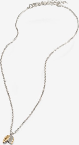 Boccia Titanium Necklace in Silver: front