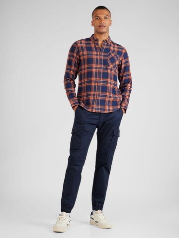 BLEND Regular fit Button Up Shirt in Blue