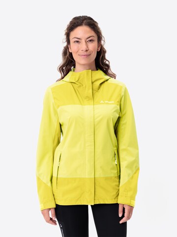 VAUDE Outdoorjacke 'W Neyland 2.5L J' in Gelb: predná strana