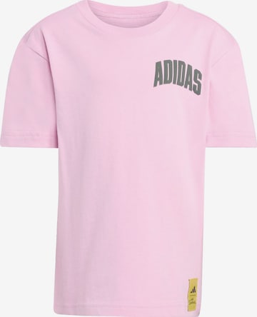 rožinė ADIDAS SPORTSWEAR Sportiniai marškinėliai: priekis