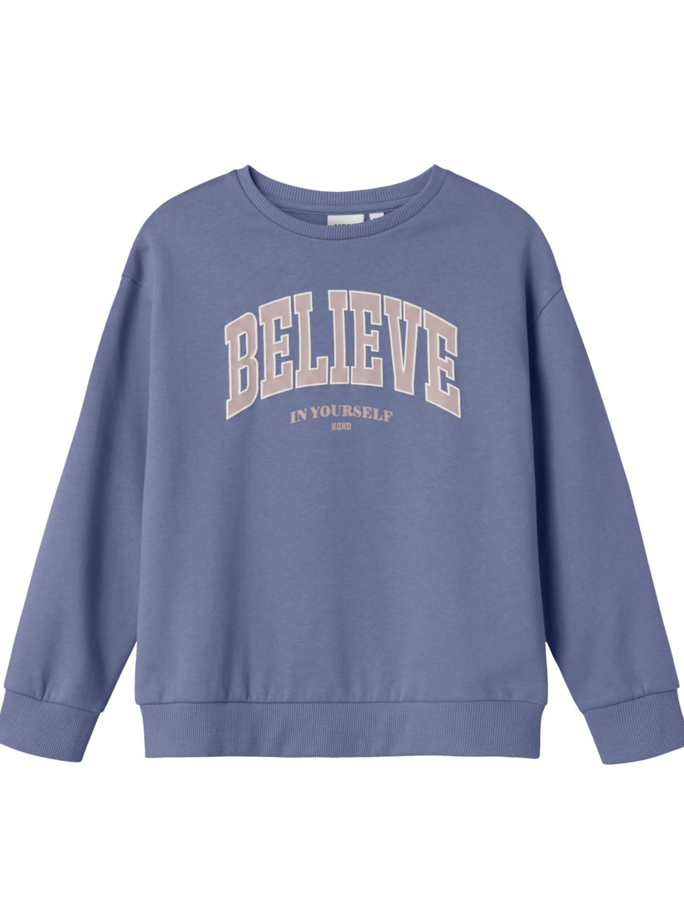 NAME IT Sweatshirt in Blauw: voorkant