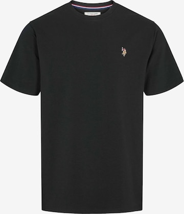 U.S. POLO ASSN. T-shirt ' Nord ' in Schwarz: Vorderseite