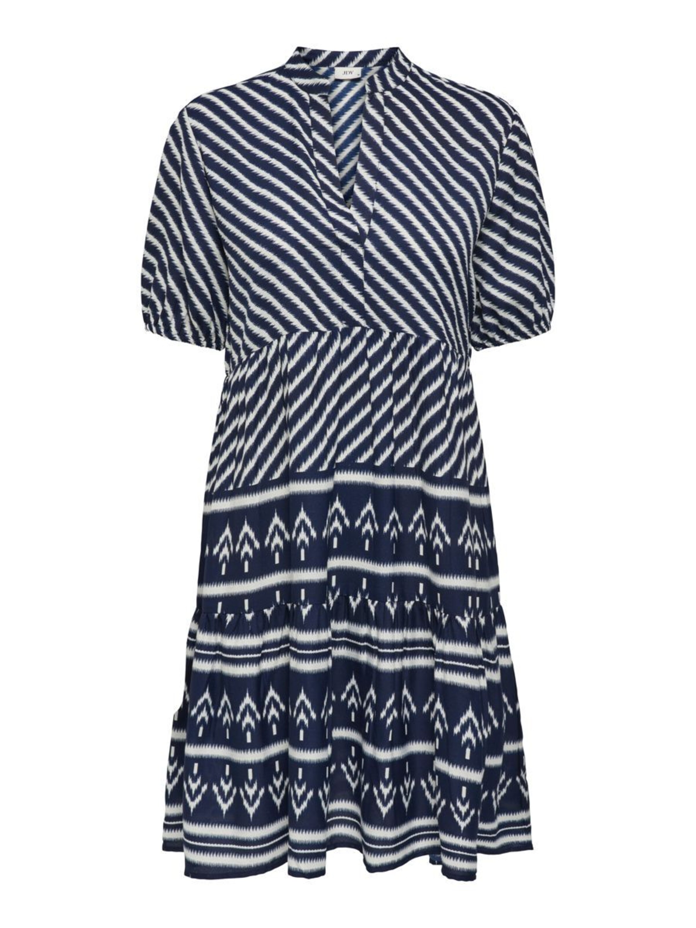 JDY - Vestido camisero en azul: frente