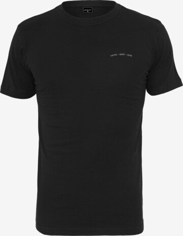 MT Men Shirt 'Hope Faith Love' in Black: front