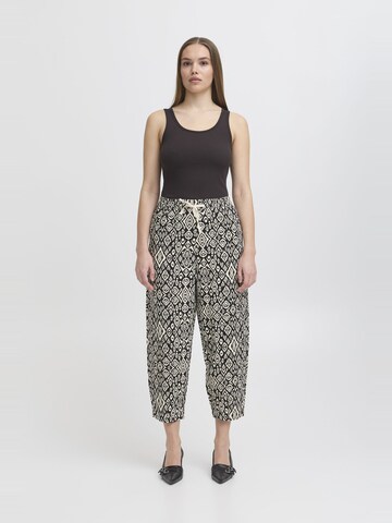 ICHI - Loosefit Pantalón ' IHLINNO ' en negro