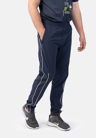 Stooker Men Tapered Workout Pants 'Luke' in Blue