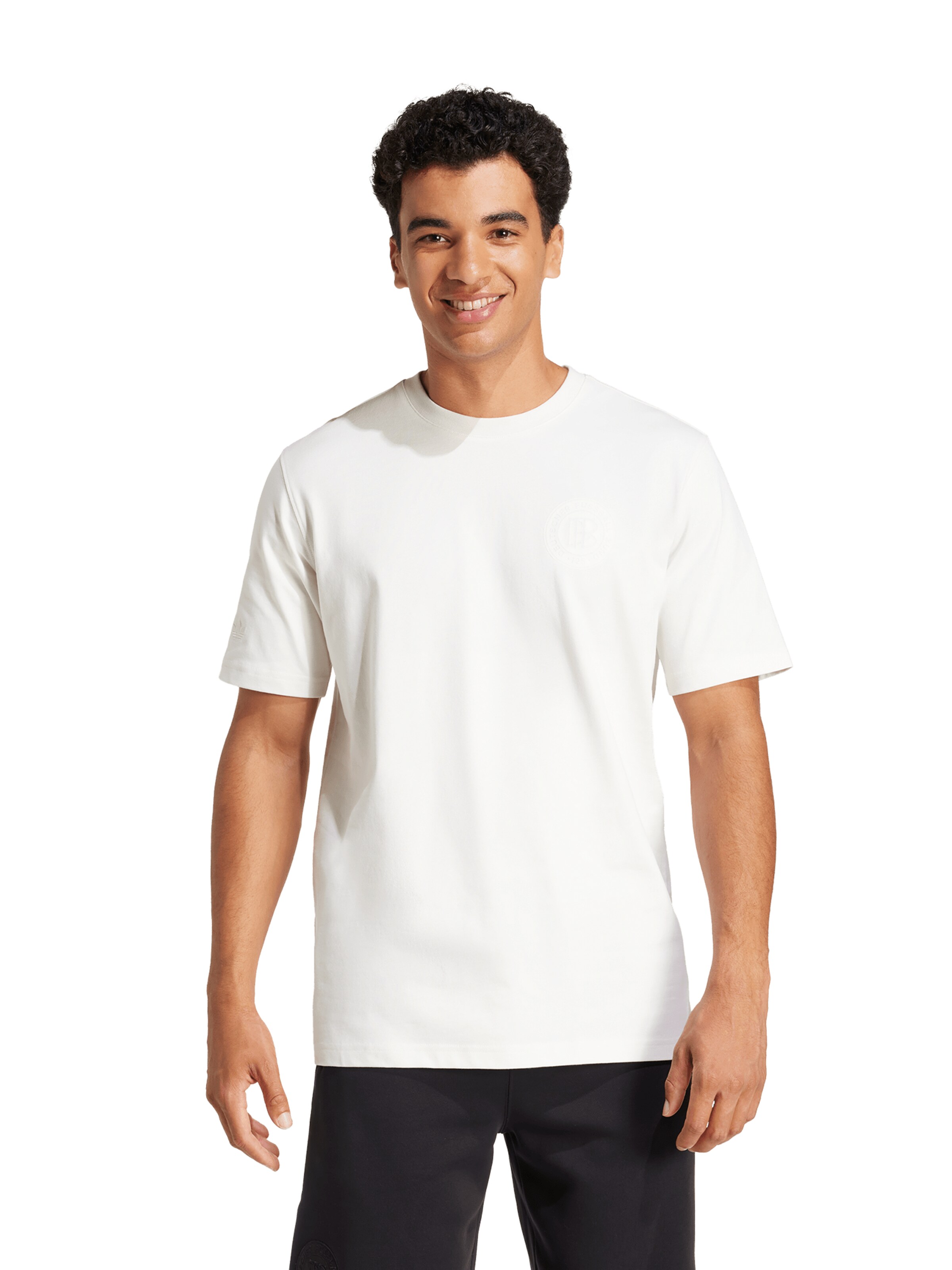 ADIDAS PERFORMANCE Koszulka funkcyjna 'DFB 125 Jahre' w kolorze biały: przód