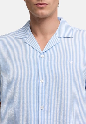 Kronstadt Regular fit Overhemd 'Arlin' in Blauw