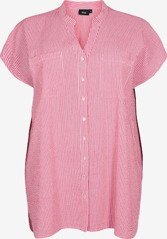 Zizzi Blouse in Pink: front