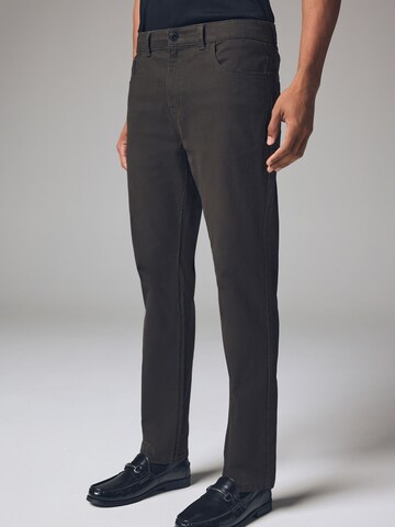 Next Slimfit Chino hlače | črna barva