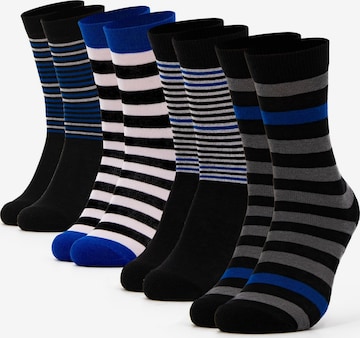Occulto Socks 'Scivolo' in Blue: front