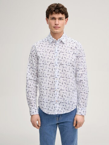 Coupe regular Chemise 'Hansen' JOOP! Jeans en blanc : devant