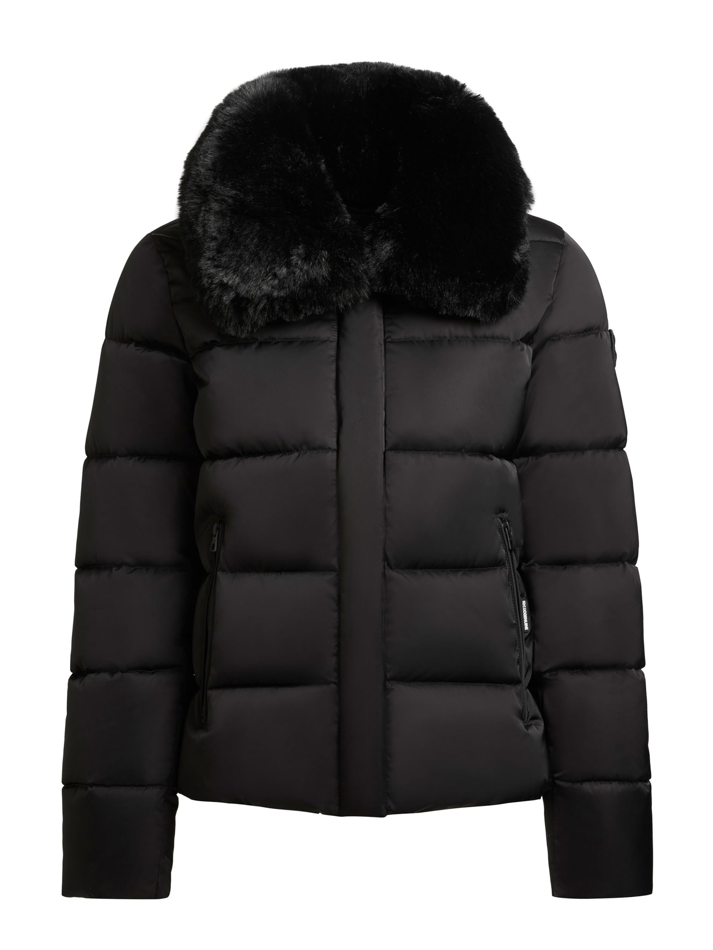 khujo Jacke 'Clia' in Schwarz: Vorderseite