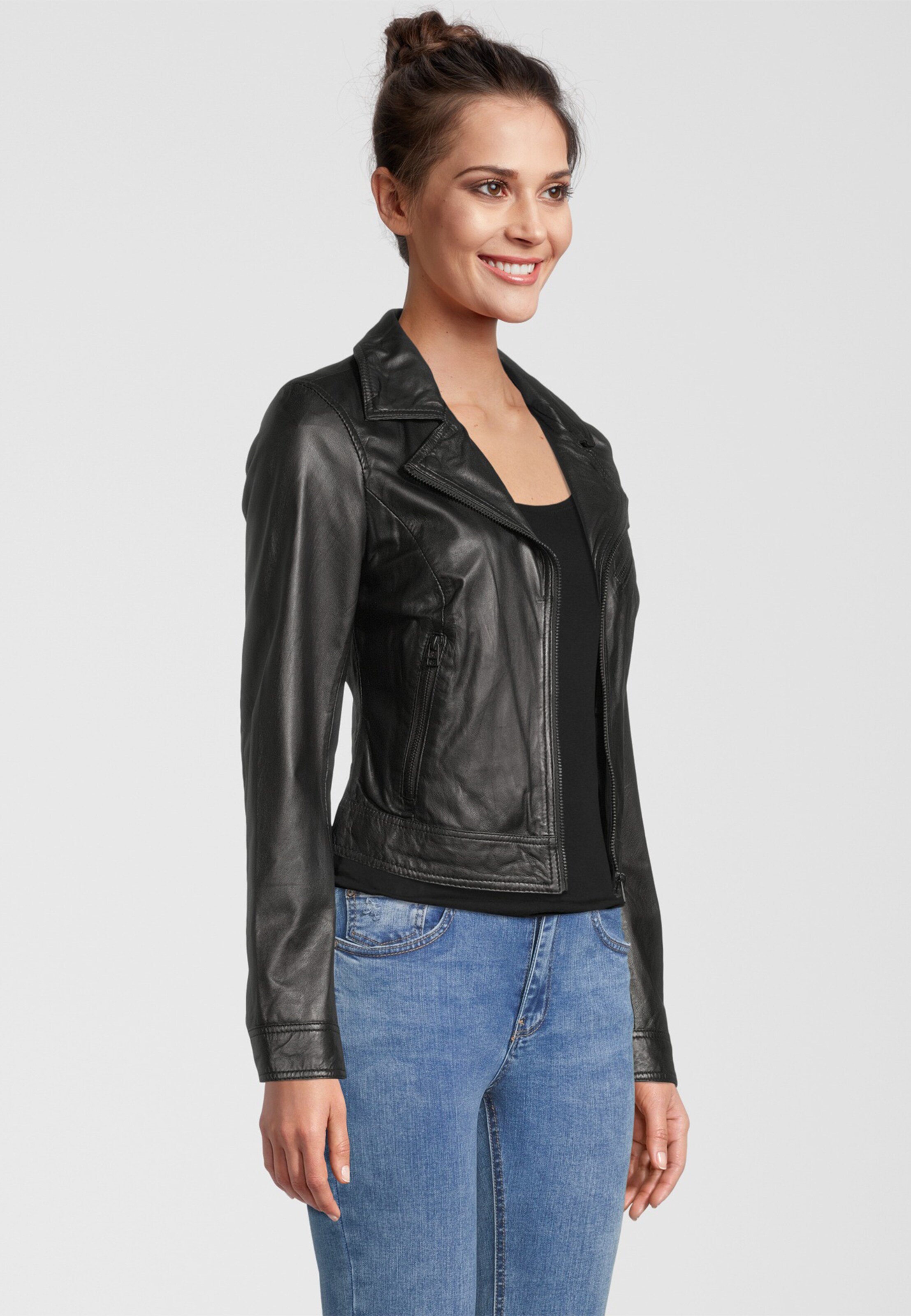 Frauen Jacken Goosecraft Jacke in Schwarz - ZT48725 Frauen Jacken Goosecraft Jacke in Schwarz - ZT48725