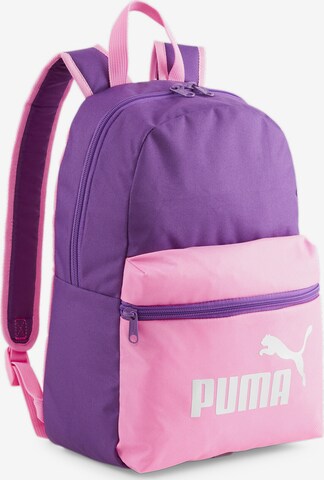 PUMA Sports Backpack 'Phase' in Purple: front