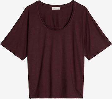 T-shirt Marc O'Polo en rouge : devant