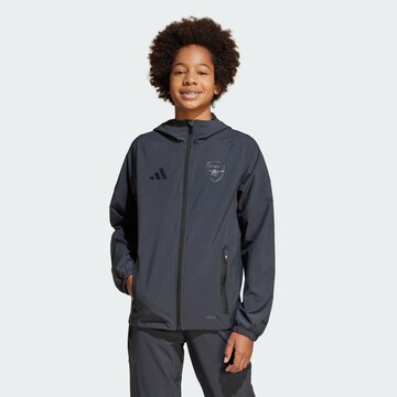 Veste de sport 'Arsenal Tiro 25 Competition Vis Tech Travel' ADIDAS PERFORMANCE en gris : devant