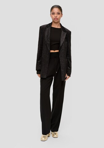 Regular Pantaloni cu dungă de la QS pe negru