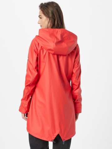 Alife and Kickin Between-Seasons Coat 'AudreyAK' in Red