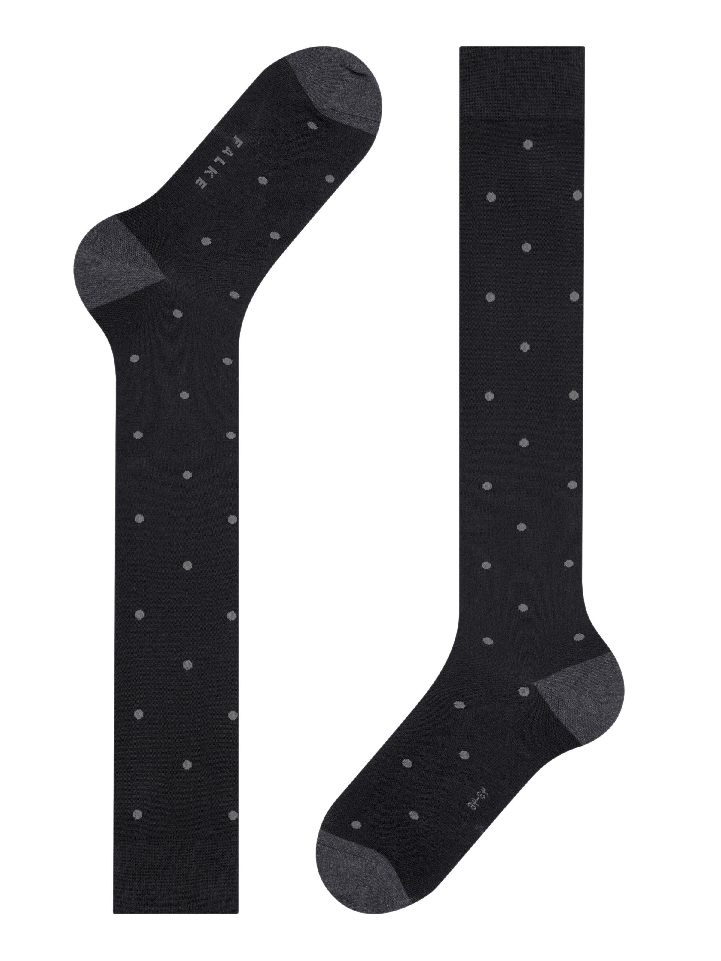FALKE Knee High Socks 'Dot' in Grey