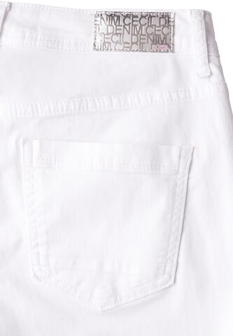 CECIL Regular Jeans im Casual Fit in Weiß
