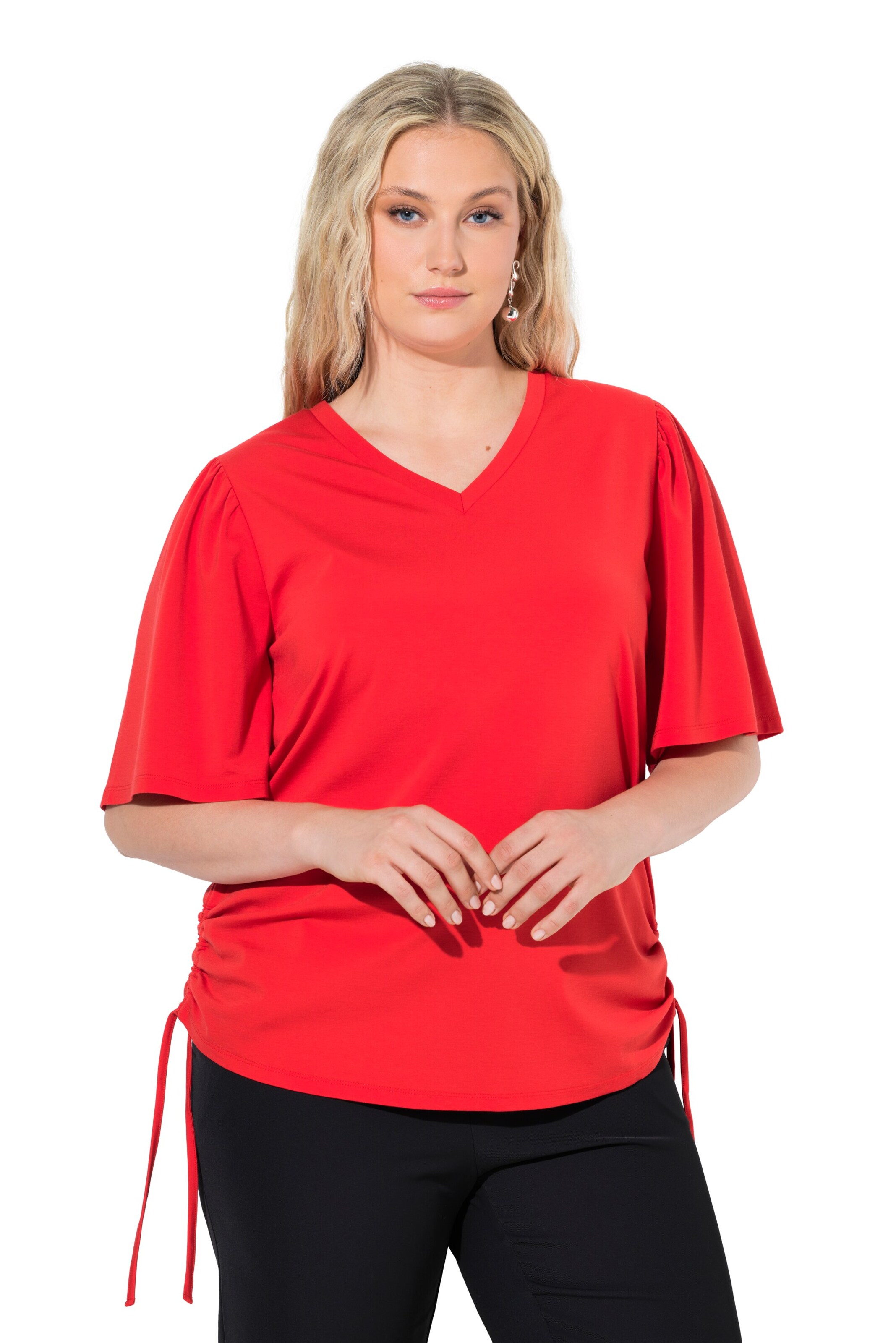 Ulla Popken Shirt in Red: front
