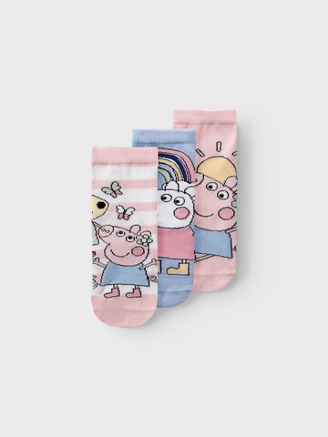 NAME IT - Meias 'ARRA PEPPAPIG' em azul