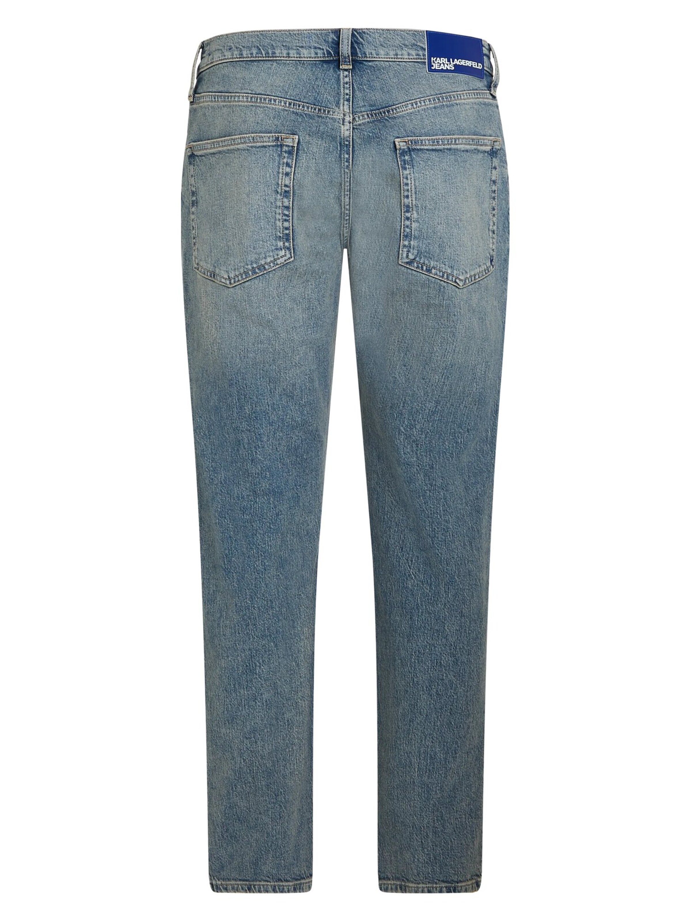 mėlyna KARL LAGERFELD JEANS Prigludęs Džinsai