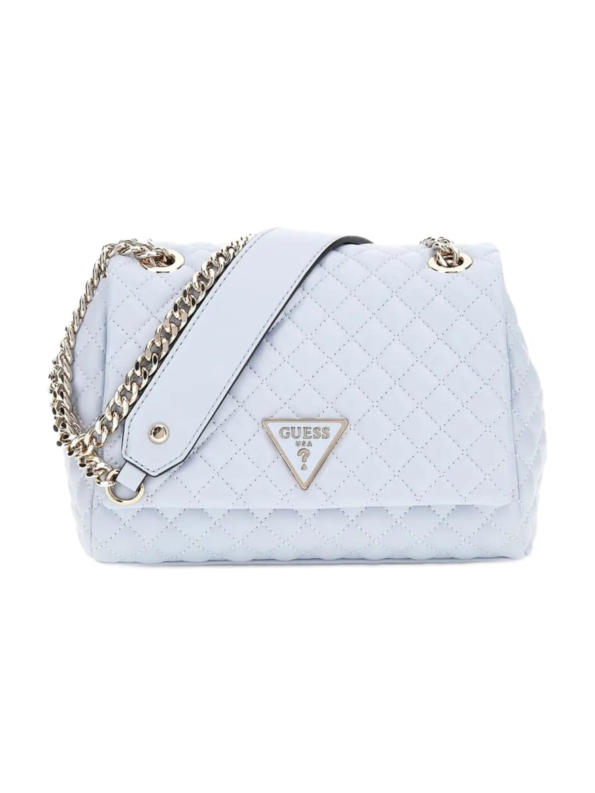 Sacs à main 'Guess Sac Rabat Deesa Convertible Xb Sky Blue' GUESS en bleu : devant