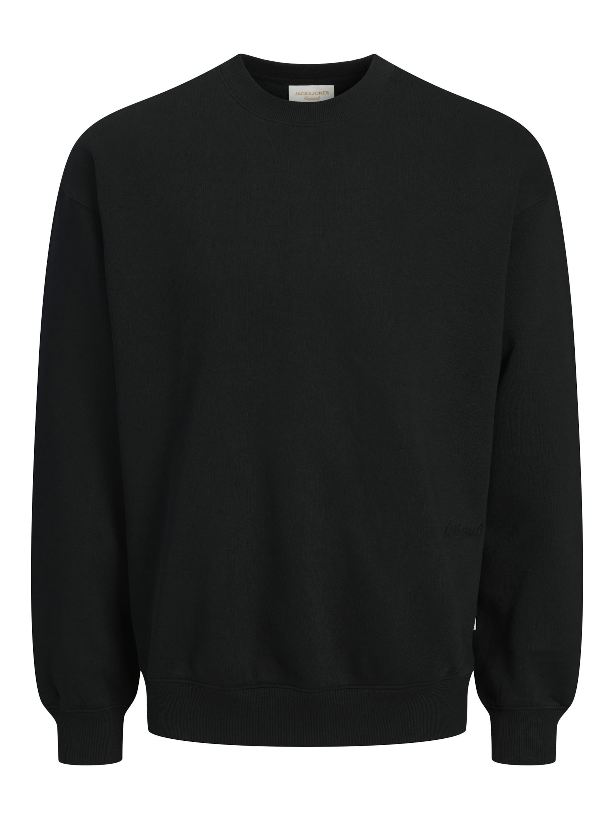 JACK & JONES - Sudadera en negro: frente