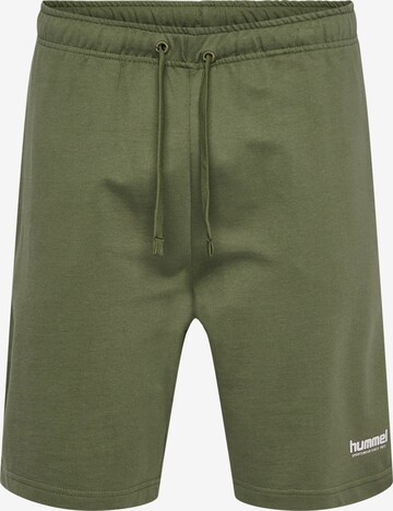 Hummel Workout Pants 'JEREMY' in Green: front