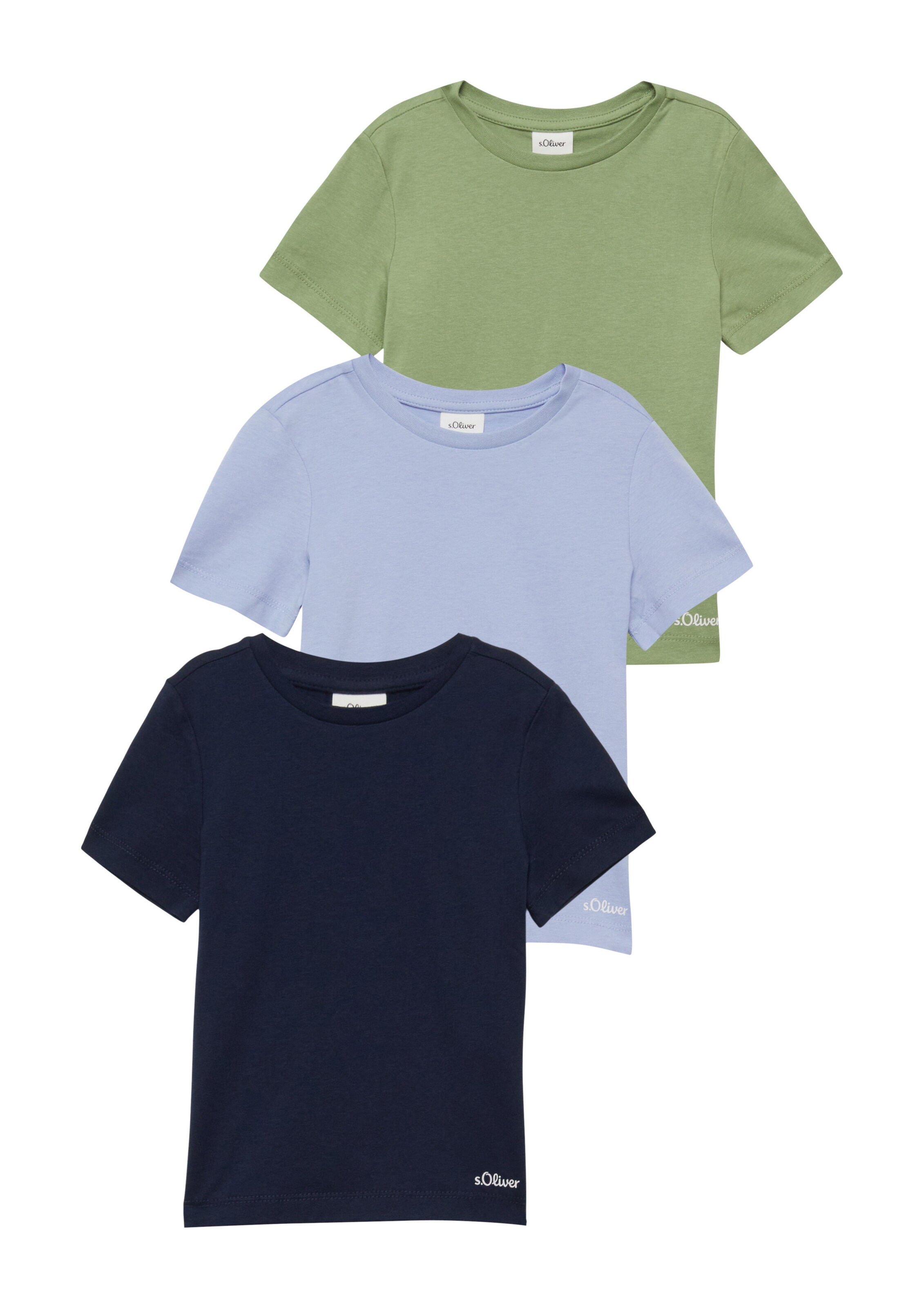 s.Oliver Junior T-Shirt in Blau: Vorderseite