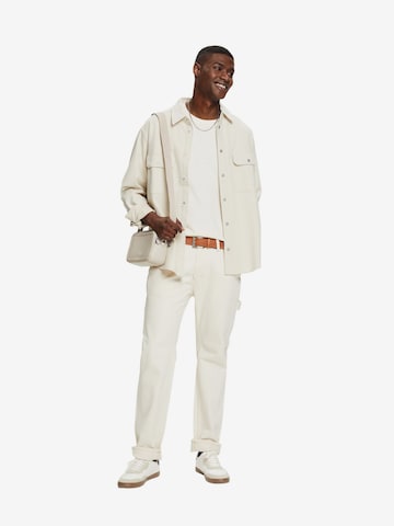 ESPRIT Regular fit Button Up Shirt in White