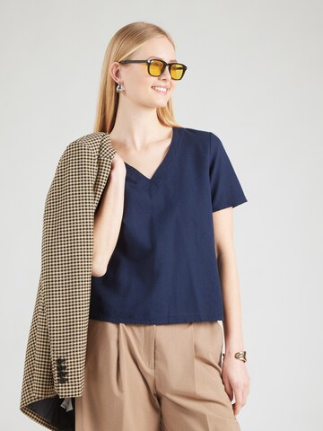 VERO MODA Блуза 'VMMYMILO' в синьо: отпред
