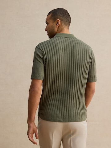 DAN FOX APPAREL Majica 'Marius' | zelena barva