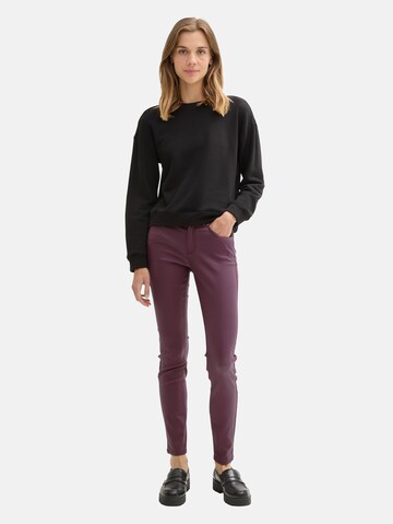 TOM TAILOR DENIM Skinny Jeans 'Nela' in Red