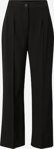 Wide Leg Pantalon à plis 'Sasie' VERO MODA en noir : devant