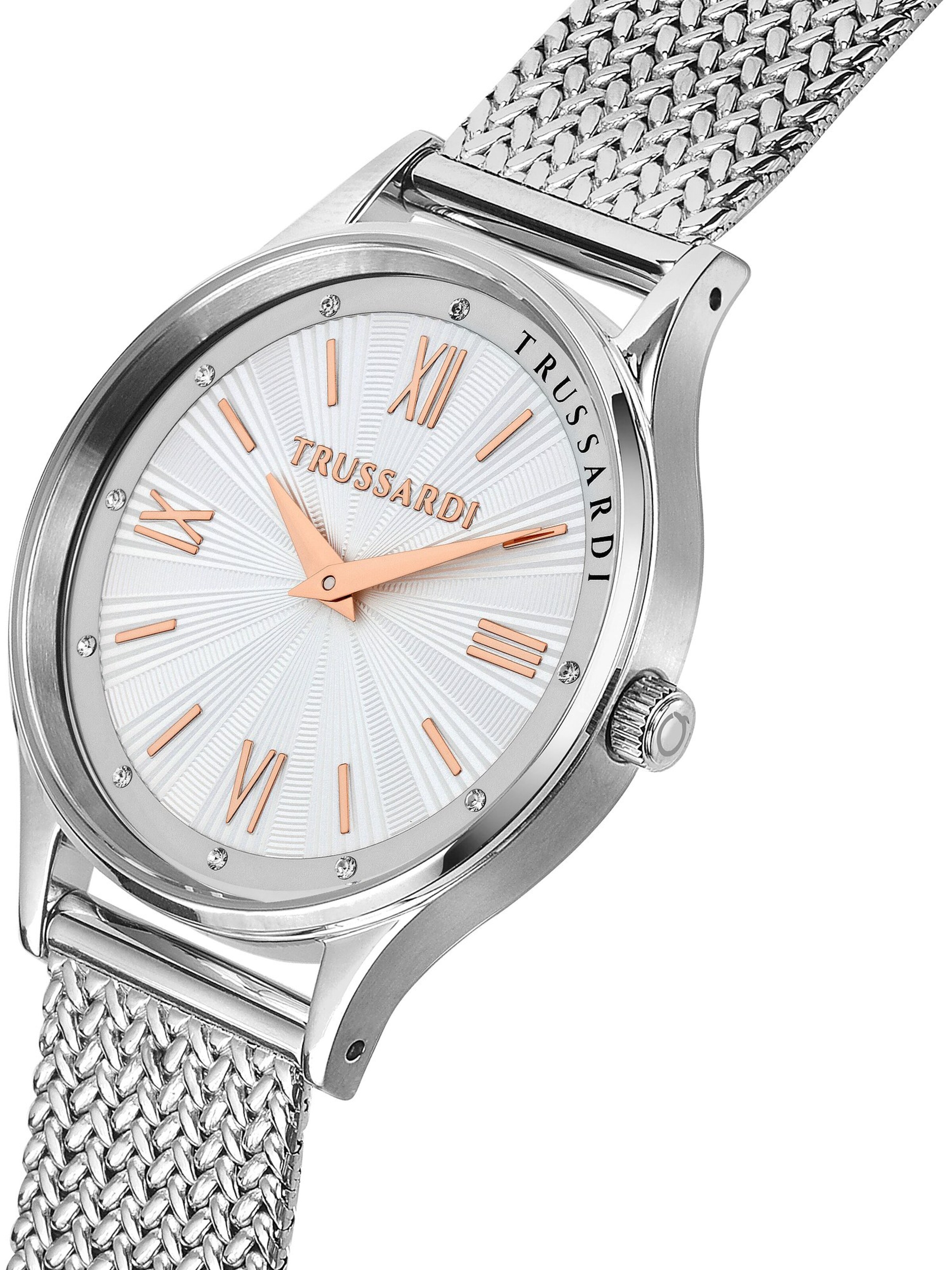 Trussardi Analog Watch in Silver