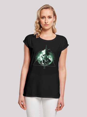 T-shirt 'Fantastic Beasts 2 Dumbledore Vs Grindelwald ' F4NT4STIC en noir : devant