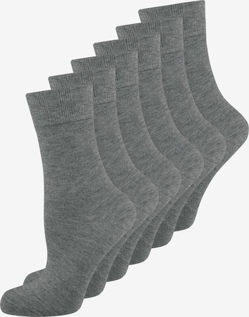 Nur Die Socke ' Bambus Komfort ' in Grau: predná strana