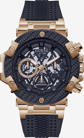 Orologio analogico ' CARBON ' di GUESS in blu: frontale