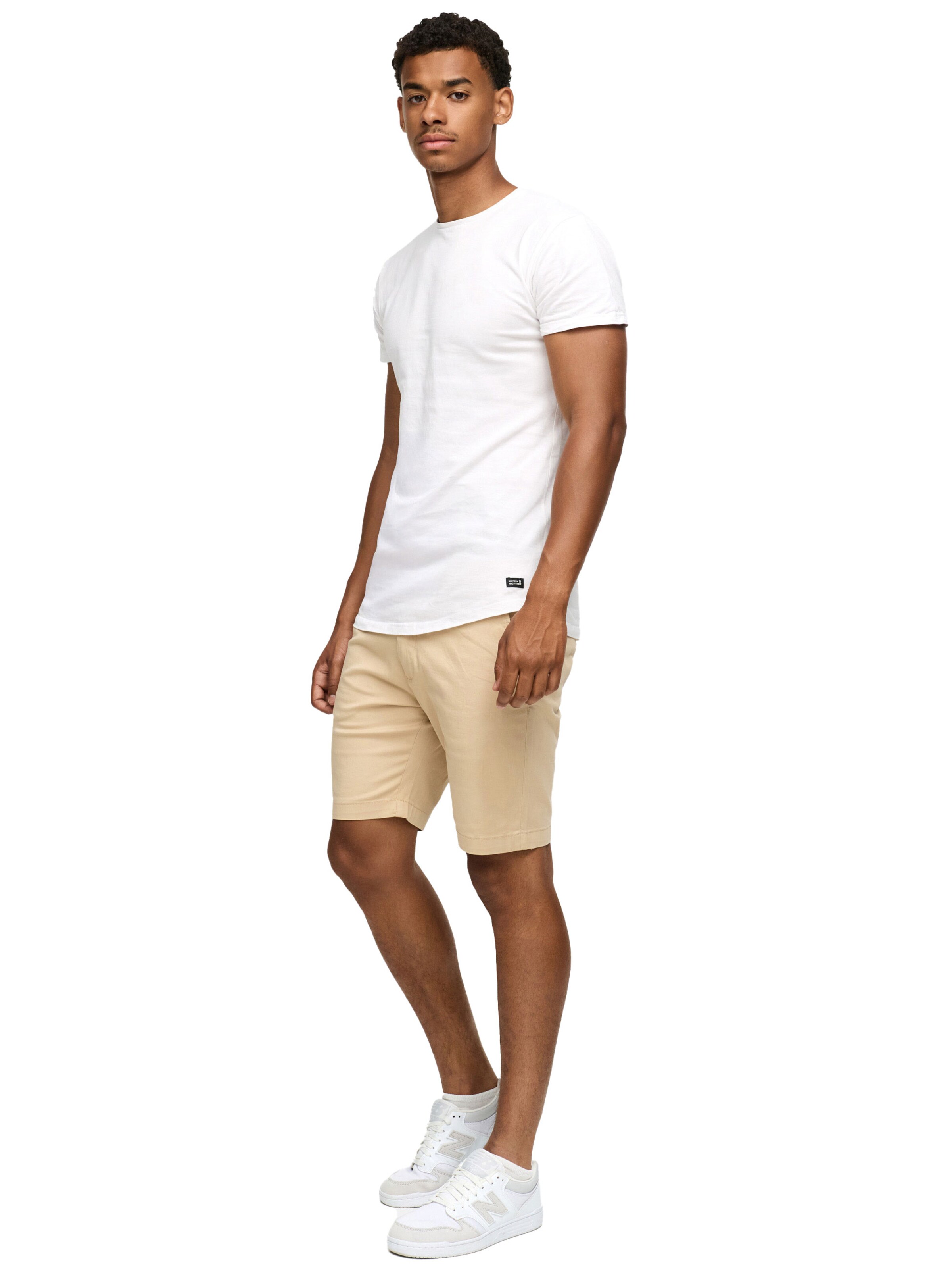 INDICODE Regular Pants 'Indicode Laulax' in Beige
