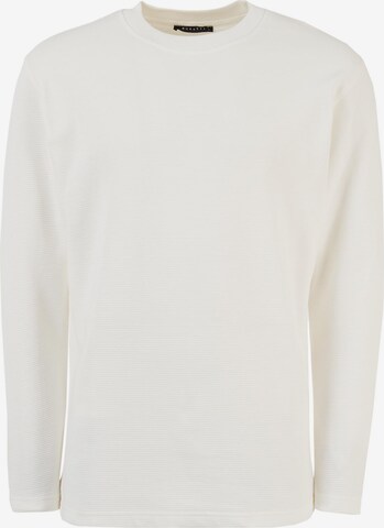 Sweat-shirt Buratti en beige : devant