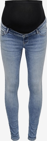 Only Maternity Skinny Jeans 'BELLY' in Blue: front