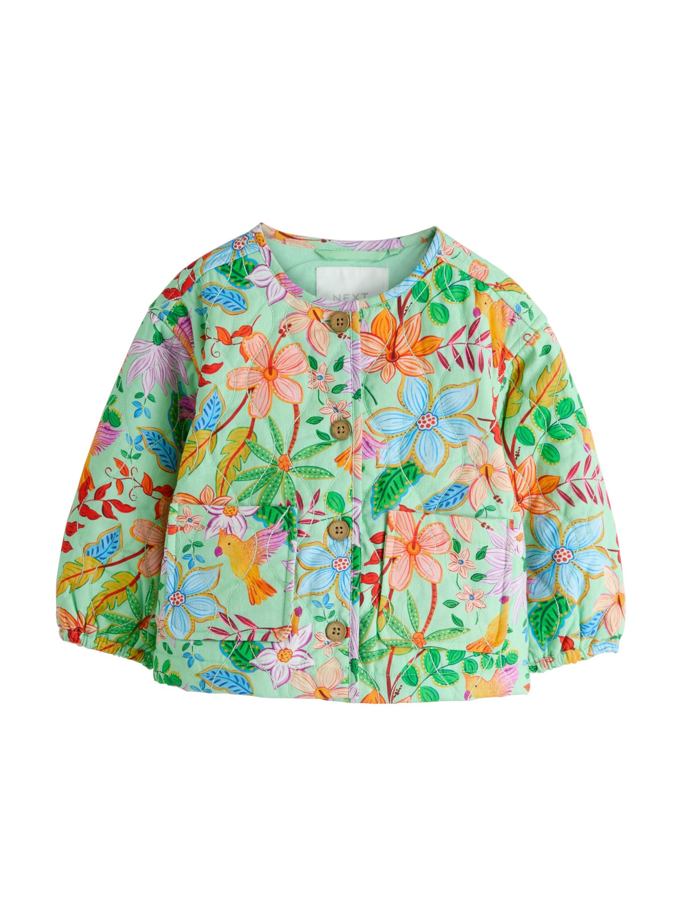 Next Prechodná bunda - Zelená: predná strana