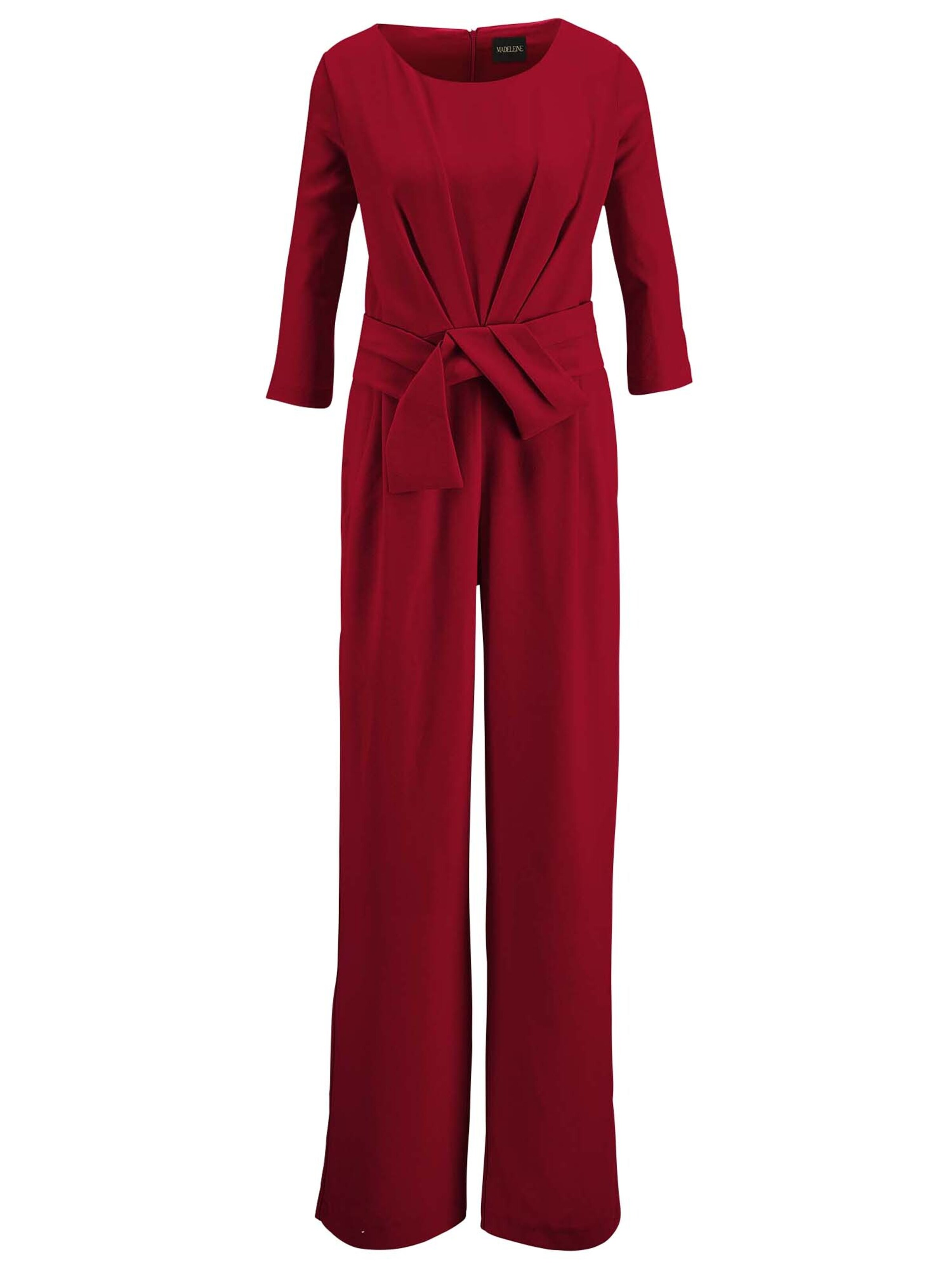 MADELEINE Jumpsuit in Rot: Vorderseite