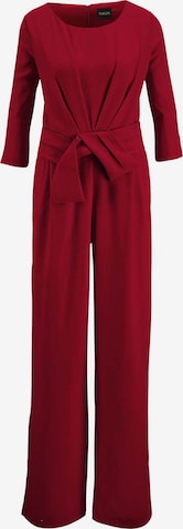 Combinaison MADELEINE en rouge : devant