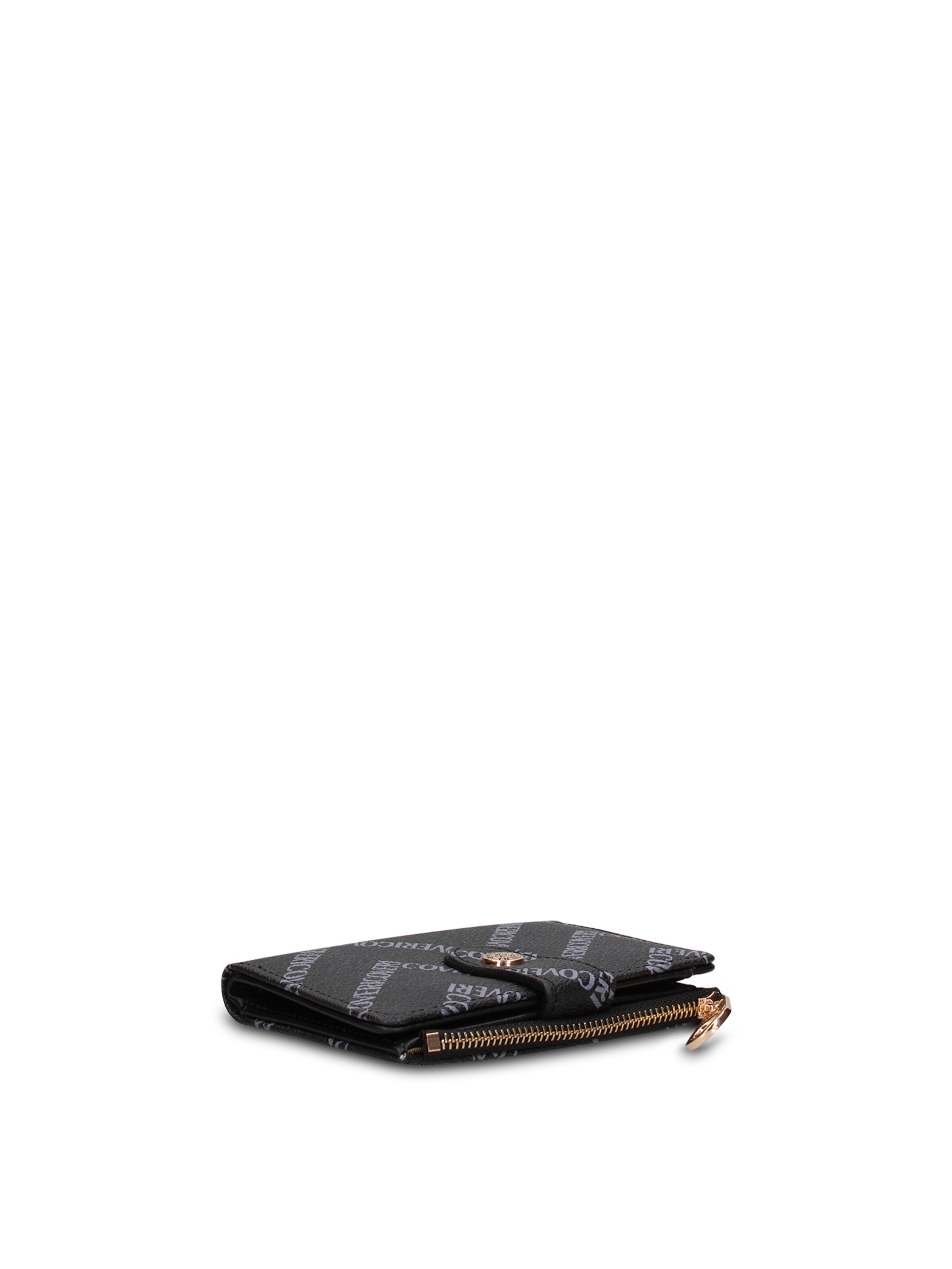 Portamonete 'Portafoglio donna Coveri Collection con bottone - Compatto e elegante' di Coveri Collection in nero