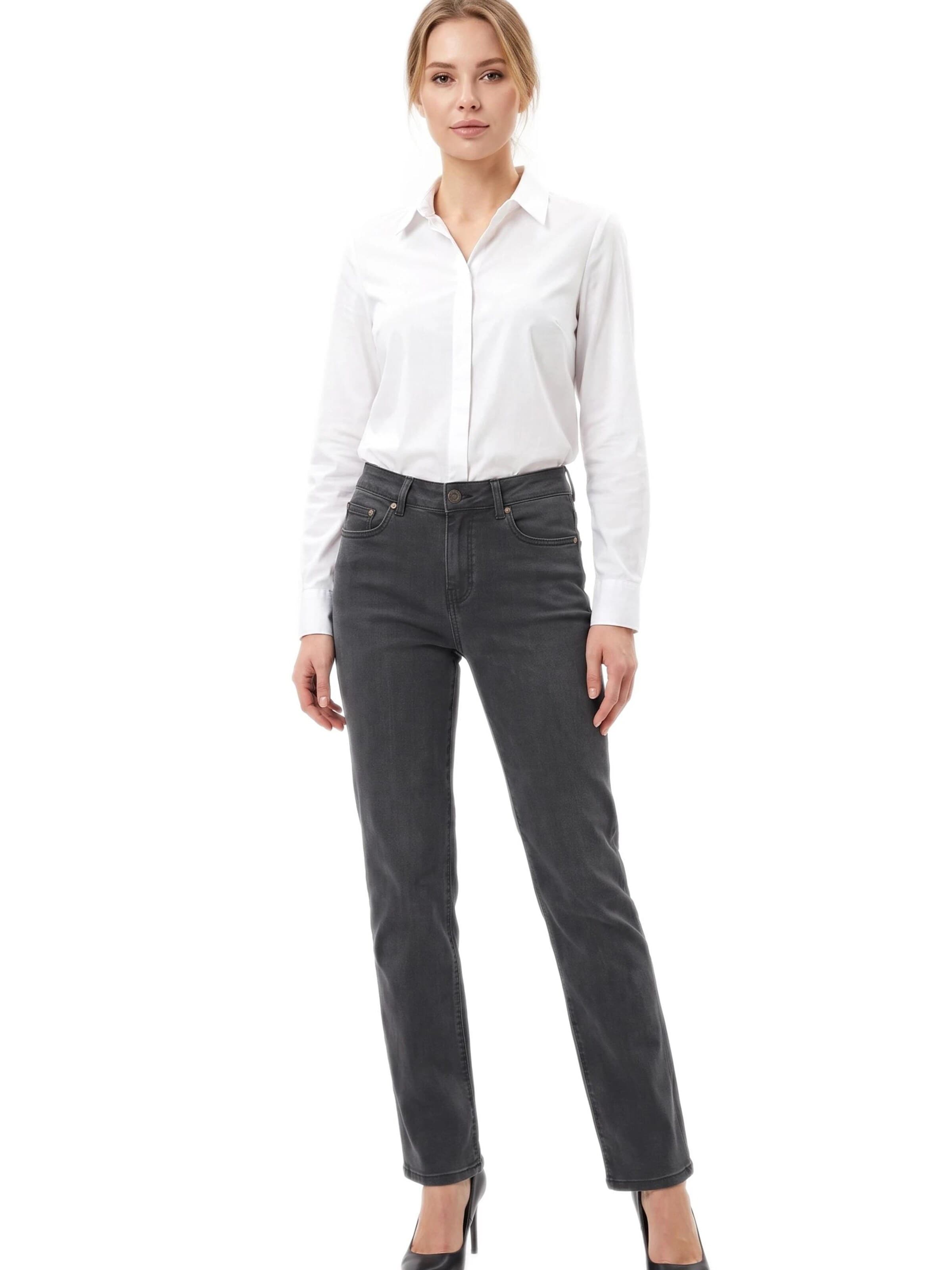 ESRA Regular Jeans in Grey: front
