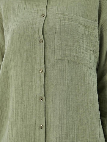 Camicia da donna di MixRay in verde